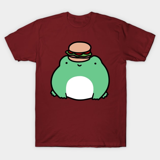 Hamburger Frog T-Shirt by saradaboru